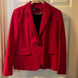 Zara bright pink blazer